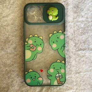 Cute Green Dinosaur Phone Case